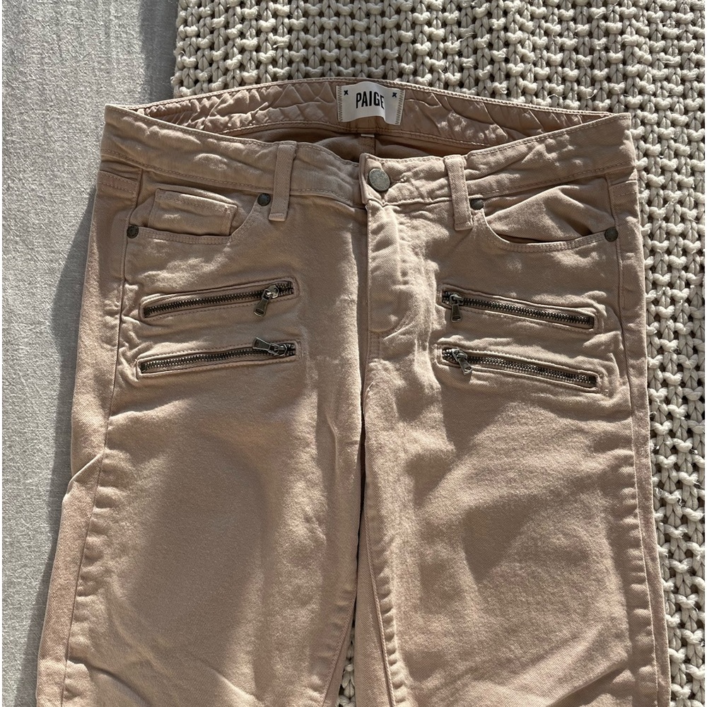 Paige denim with zippers